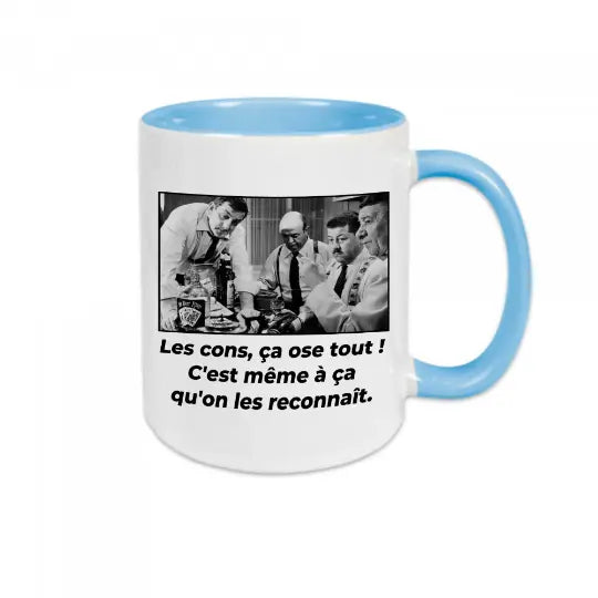 Mug céramique - Les cons ça ose tout