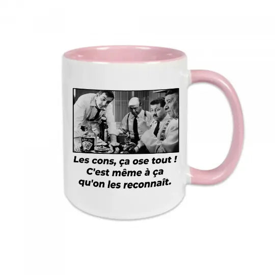 Mug céramique - Les cons ça ose tout