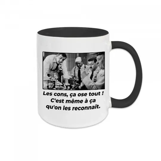 Mug céramique - Les cons ça ose tout