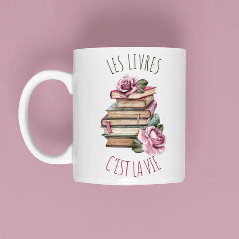 Mug céramique - Les livres c'est la vie