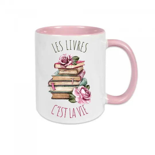 Mug céramique - Les livres c'est la vie