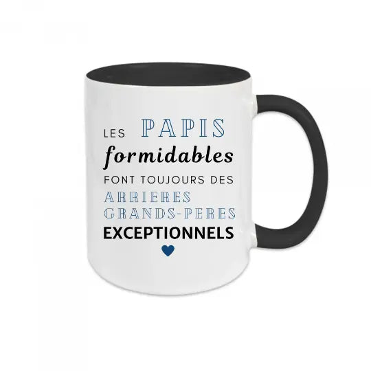 Mug céramique - Les papis formidables font toujours des arrières grands-pères exceptionnels