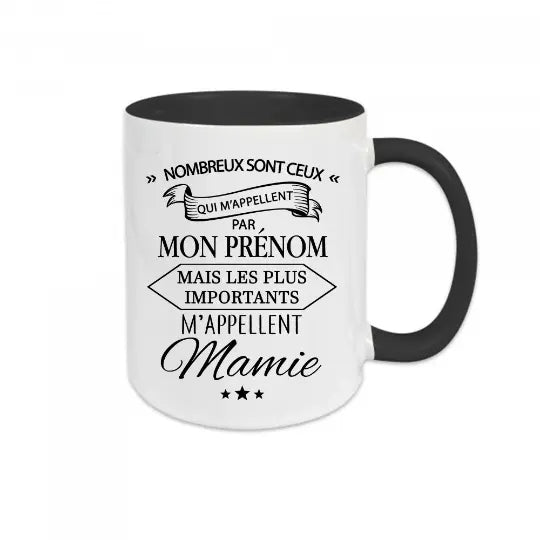 Mug céramique - Les plus important m'appellent Mamie