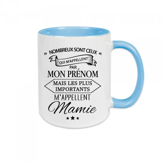 Mug céramique - Les plus important m'appellent Mamie