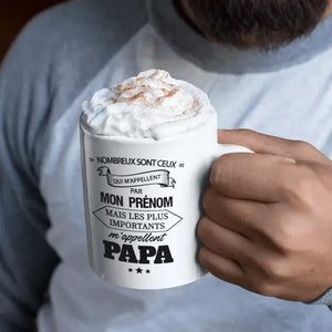 Mug céramique - Les plus important m'appellent Papa