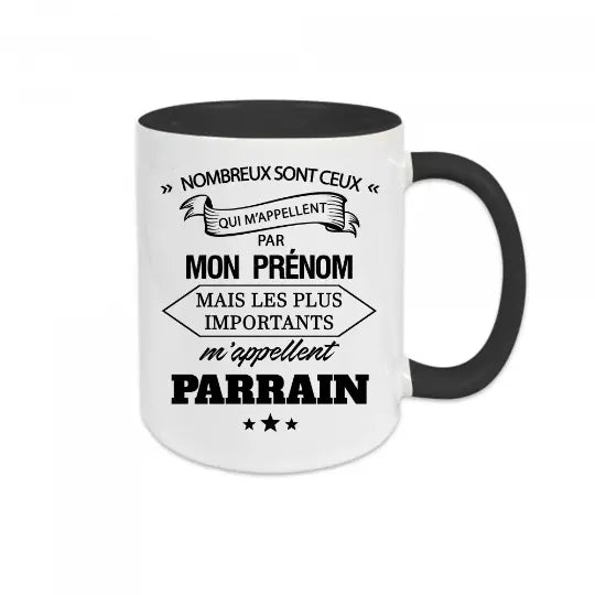 Mug céramique - Les plus important m'appellent Parrain