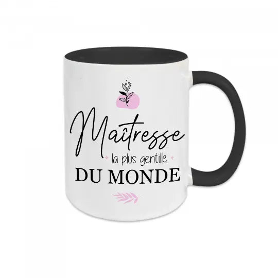 Mug céramique - Maîtresse, la plus gentille du monde