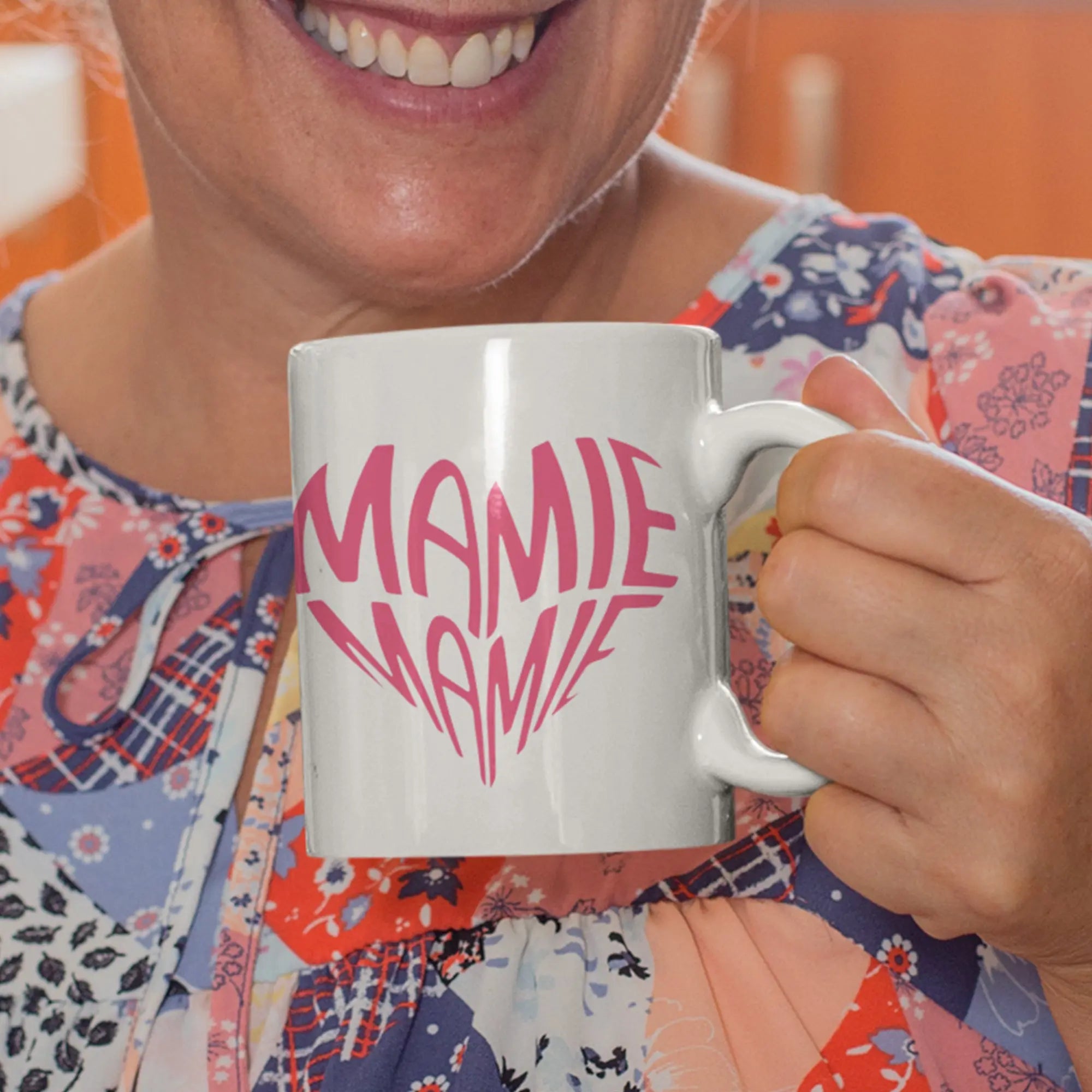 Mug céramique - Mamie cœur Encre et Créations