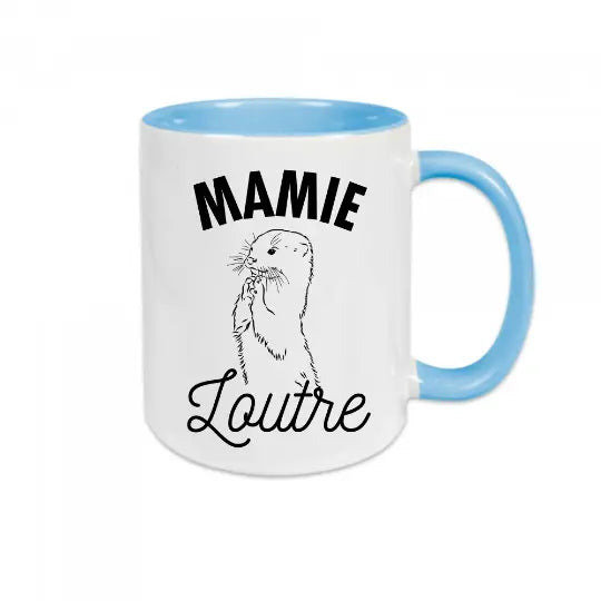 Mug céramique - Mamie loutre