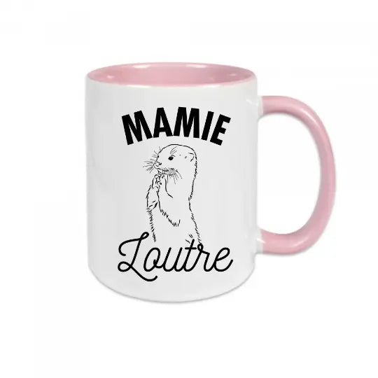 Mug céramique - Mamie loutre