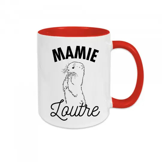 Mug céramique - Mamie loutre