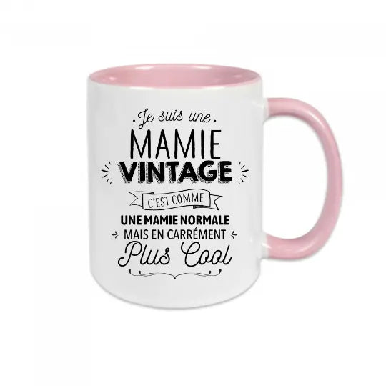 Mug céramique - Mamie vintage