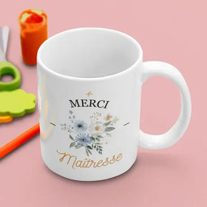 Mug céramique -  Merci maîtresse