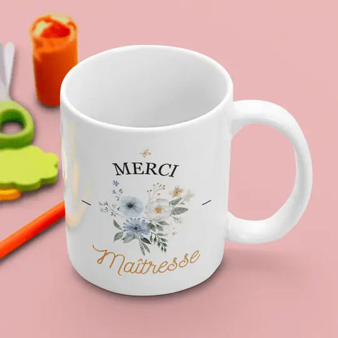 Mug céramique -  Merci maîtresse