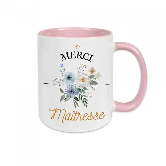 Mug céramique -  Merci maîtresse