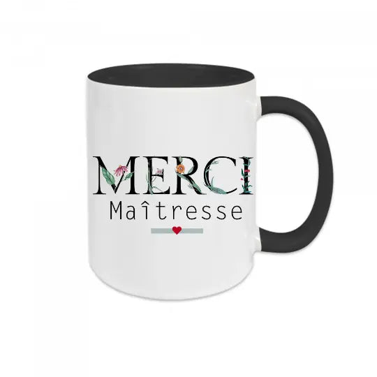 Mug céramique - Merci maîtresse