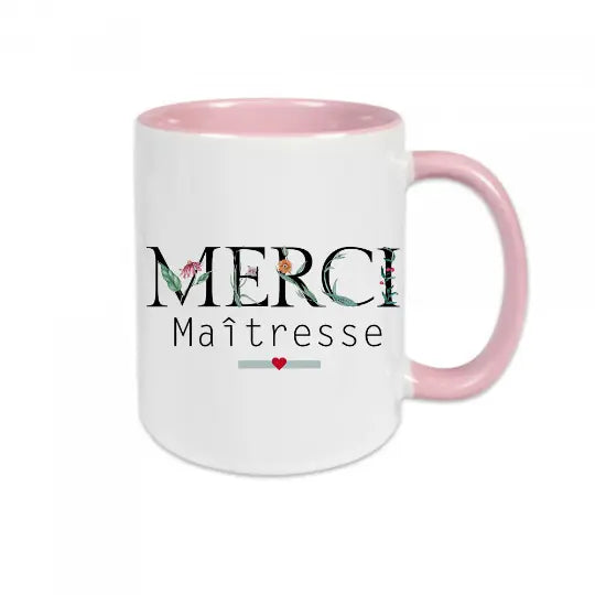 Mug céramique - Merci maîtresse