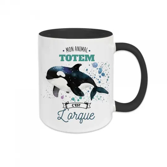 Mug céramique - Mon animal totem c'est l'orque