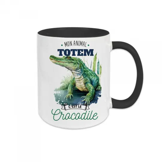 Mug céramique - Mon animal totem c'est le crocodile