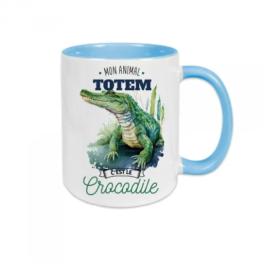 Mug céramique - Mon animal totem c'est le crocodile