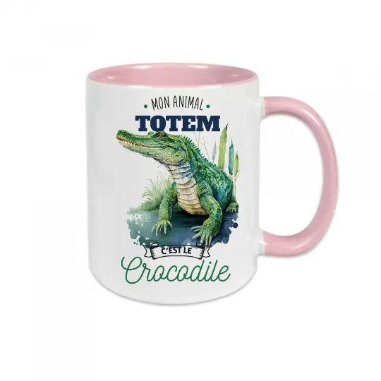 Mug céramique - Mon animal totem c'est le crocodile