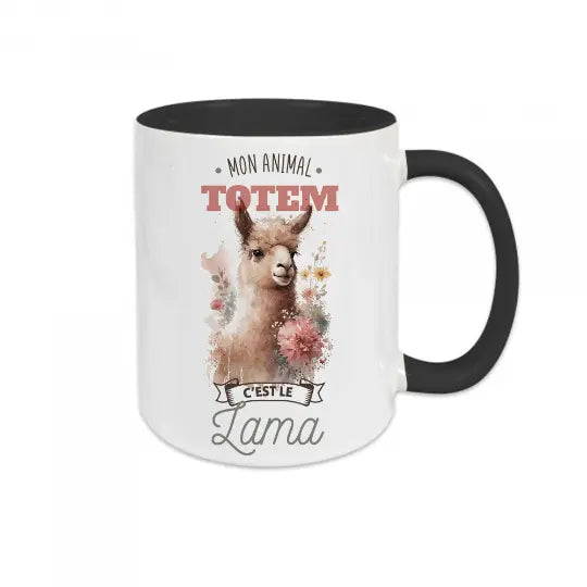 Mug céramique - Mon animal totem c'est le lama