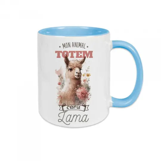 Mug céramique - Mon animal totem c'est le lama