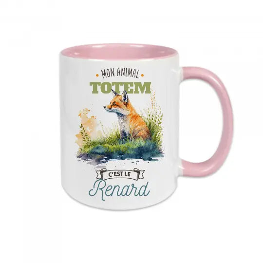 Mug céramique - Mon animal totem c'est le renard