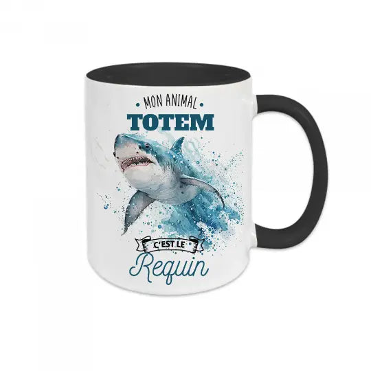 Mug céramique - Mon animal totem c'est le requin