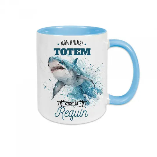 Mug céramique - Mon animal totem c'est le requin