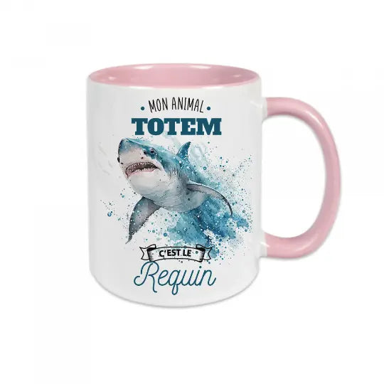 Mug céramique - Mon animal totem c'est le requin