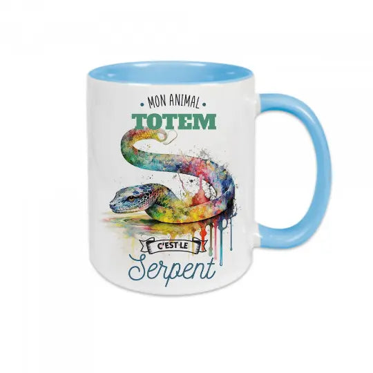 Mug céramique - Mon animal totem c'est le serpent