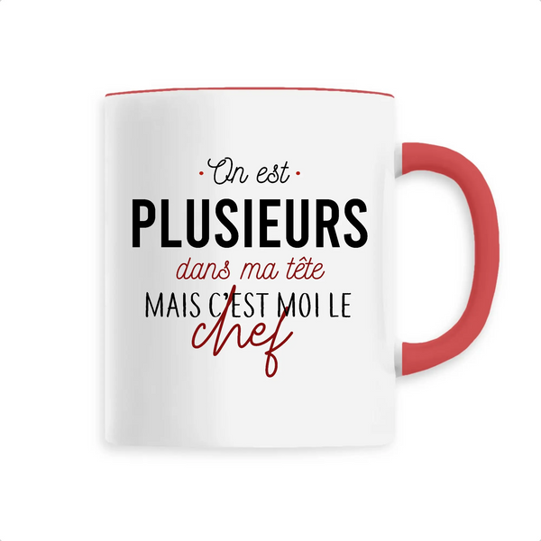 Mug céramique - On est plusieurs dans ma tête