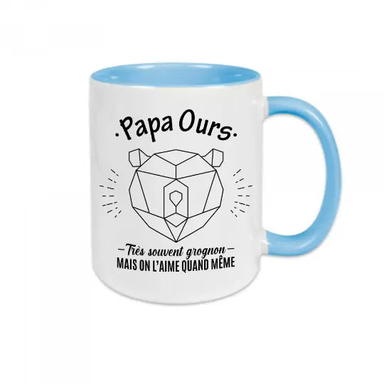 Mug céramique - Papa Ours, parfois grognon