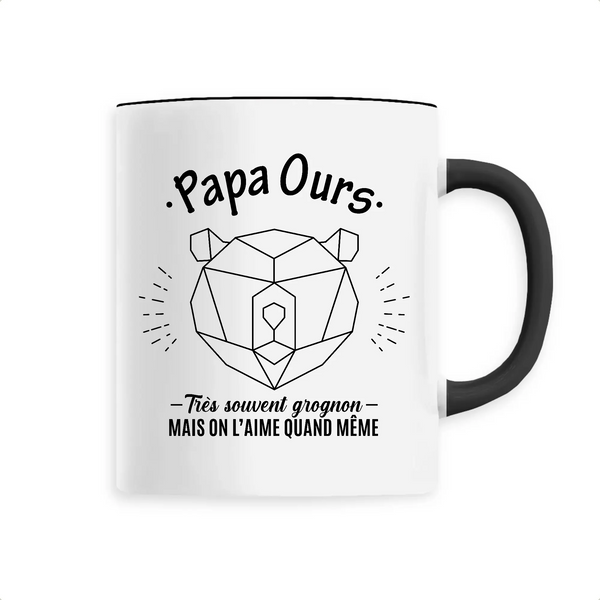 Mug céramique - Papa Ours, parfois grognon