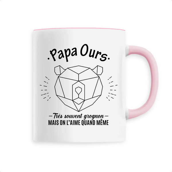 Mug céramique - Papa Ours, parfois grognon