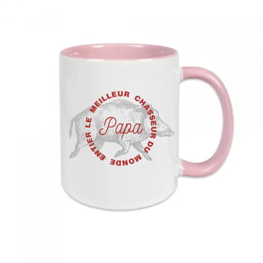 Mug céramique - Papa meilleur chasseur du monde