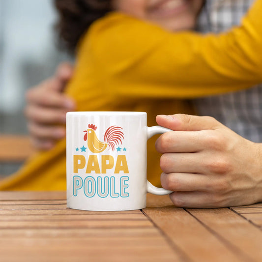 Mug céramique - Papa poule Encre et Créations