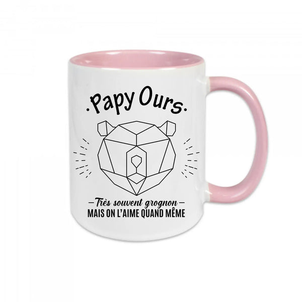 Mug céramique - Papy Ours, parfois grognon