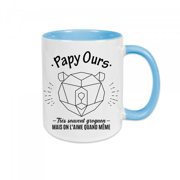 Mug céramique - Papy Ours, parfois grognon