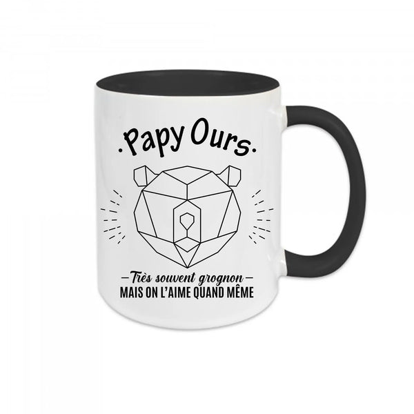 Mug céramique - Papy Ours, parfois grognon