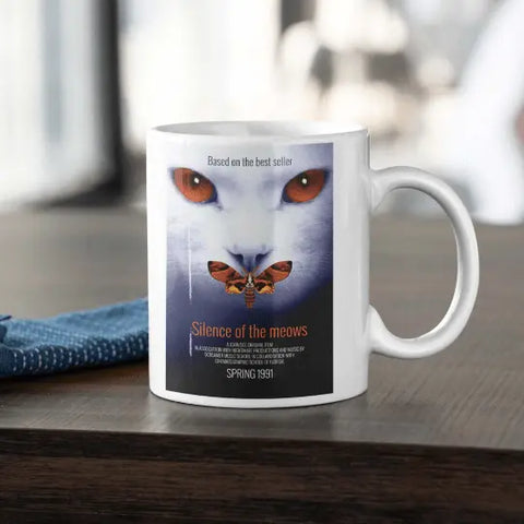 Mug céramique - Silence of the meows