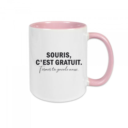 Mug céramique - Souris c'est gratuit Encre et Créations