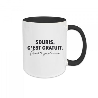 Mug céramique - Souris c'est gratuit Encre et Créations