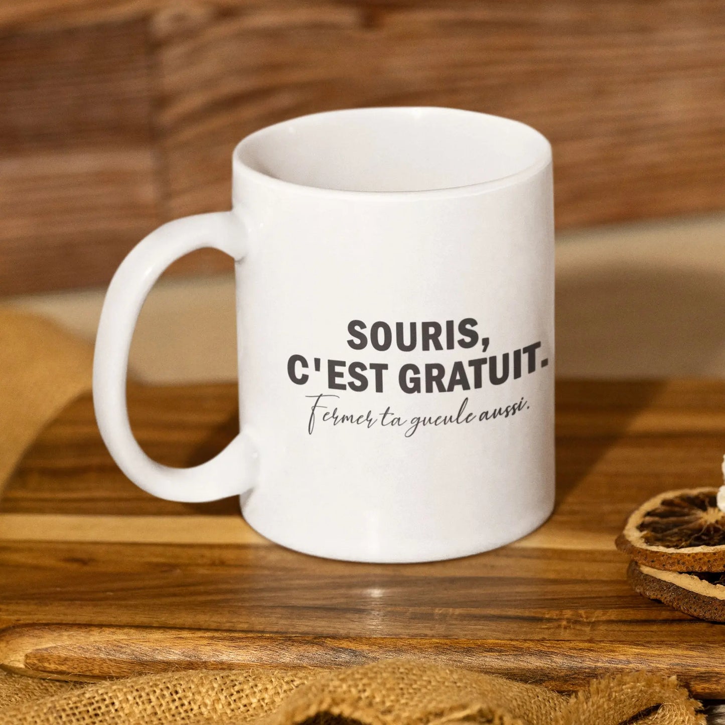 Mug céramique - Souris c'est gratuit Encre et Créations