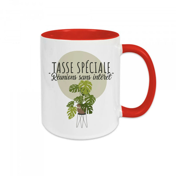 Mug céramique -Tasse spéciale Réunions sans intérêt Encre et Créations