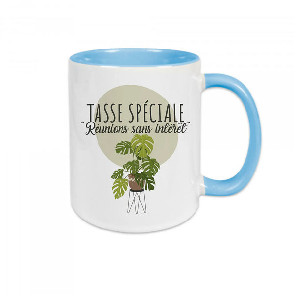 Mug céramique -Tasse spéciale Réunions sans intérêt Encre et Créations