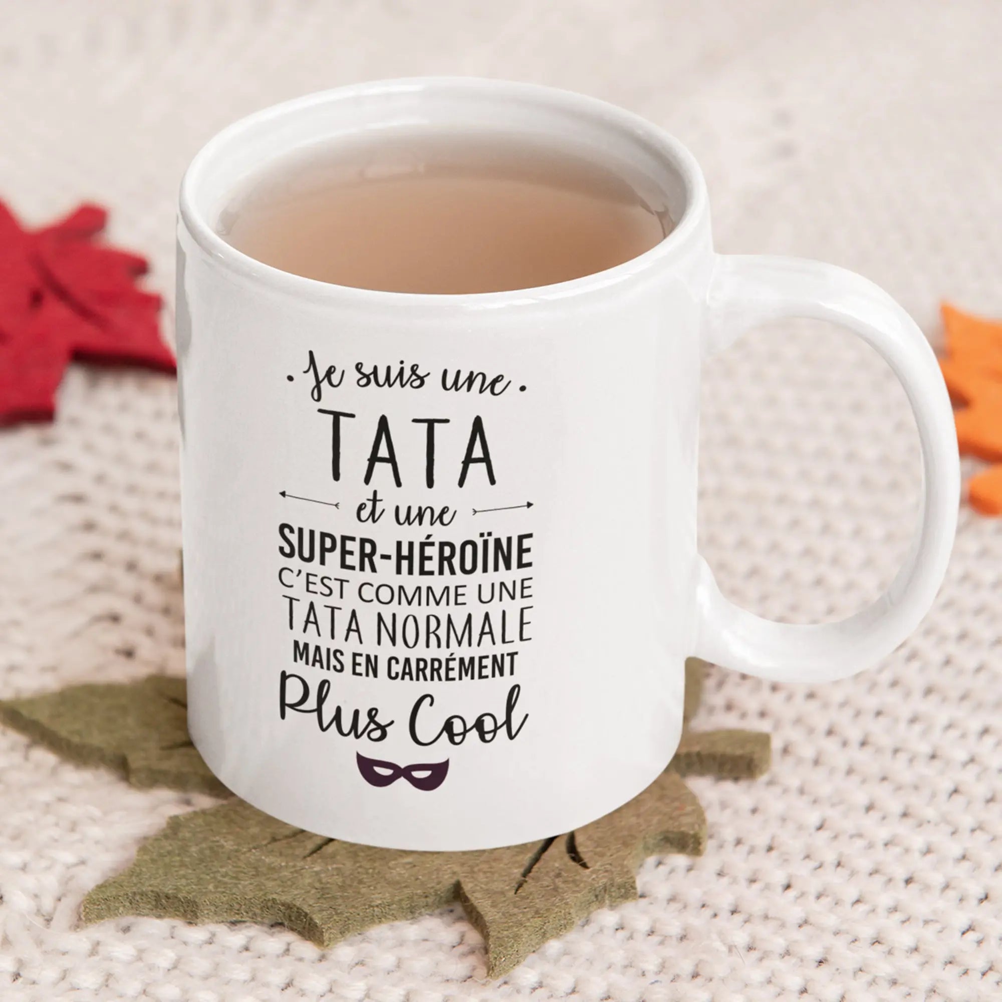 Mug céramique - Tata super-héroïne