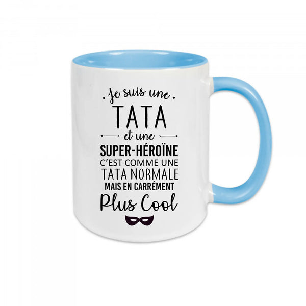 Mug céramique - Tata super-héroïne