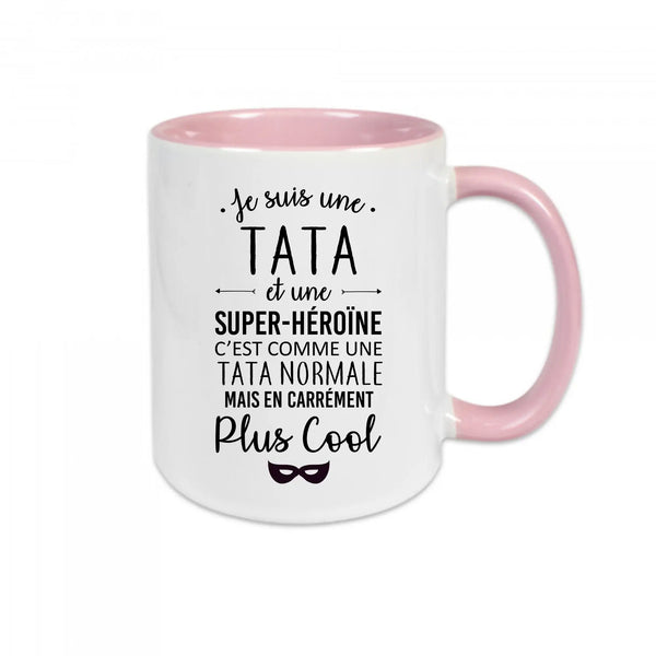 Mug céramique - Tata super-héroïne